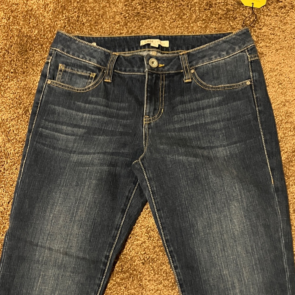 CABI. “RIVER WASH” BLUE SKINNY JEANS. SIZE 8. NWT. RETAIL @ $108.00 “RUBY JEAN.”
